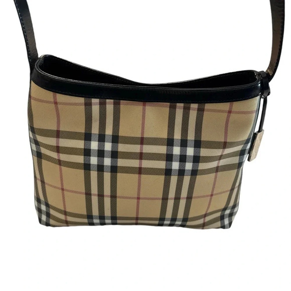 Burberry London Classic Haymarket Nova Check Medium Shoulder Handbag,ItalyT-02-2 - Picture 8 of 8